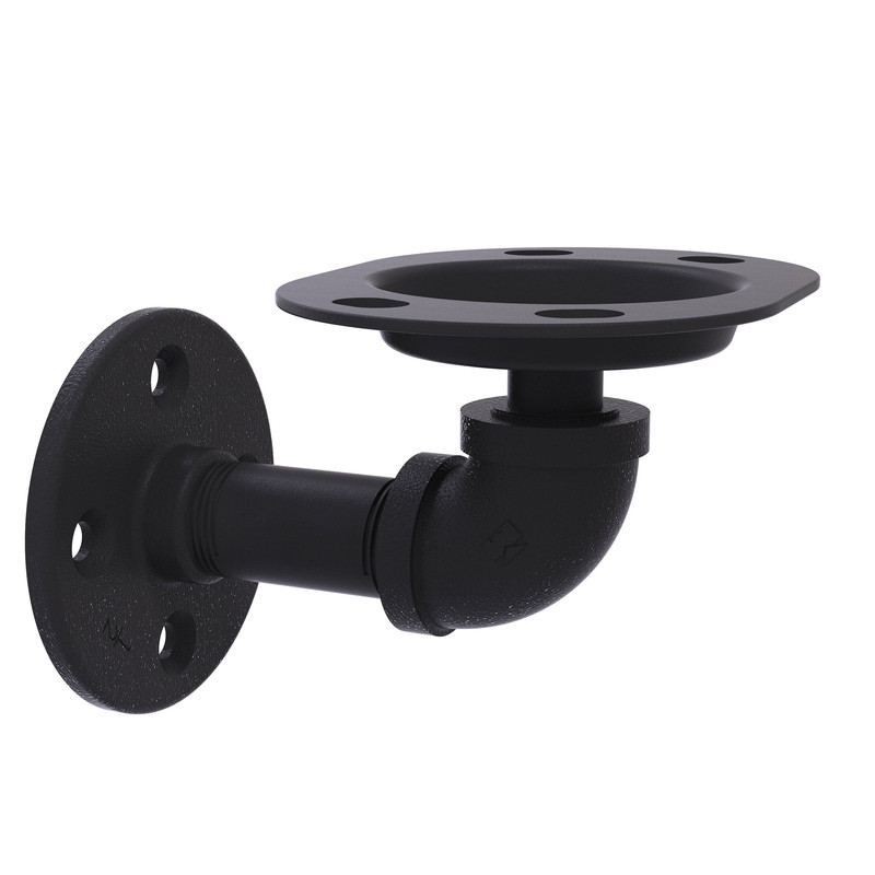 Wall Mounted Toothbrush Holder, Matt Black Finish